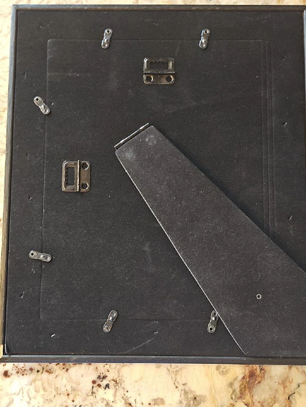 Source Unknown Brown and Black Double-Mat Picture Frame Set
